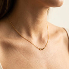 Gold Infinity Necklace, Forever Love Infinity Pendant, Dainty Minimalist Infinity Symbol Necklace, Eternal Love Jewelry, Friendship Necklace