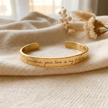 Personalized Handwriting Cuff Bracelet – Custom Signature Engraved Bracelet – Memorial Gift for Mom, Wife, Daughter
