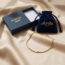 Custom Mini Name Bar Bracelet, Personalized Engraved Bracelet for Women, Dainty Paperclip Chain Jewelry, Gift for Her, Mom Birthday Gift