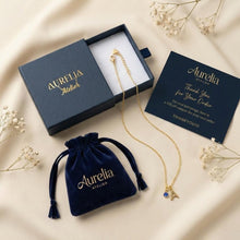 14K Gold Initial Necklace with Birthstone - Personalized Ladies Jewelry - Custom Birtday, Mom, Daughter Gift