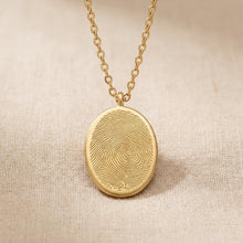 Actual Fingerprint Necklace, Personalized Memorial Jewelry, Custom Engraved Keepsake Pendant, Sympathy Gift for Mom, Gift for Her