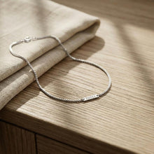 Custom Mini Name Bar Bracelet, Personalized Engraved Bracelet for Women, Dainty Paperclip Chain Jewelry, Gift for Her, Mom Birthday Gift