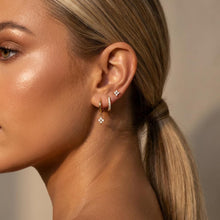 Gold Hoop Earrings Set 3 Pairs 14K Gold Plated Huggie Earrings Hypoallergenic Dainty Stack Cartilage Stud Earrings Gift for Women Teen