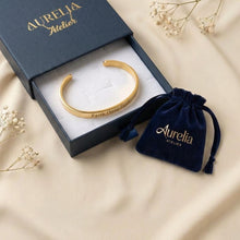 Personalized Handwriting Cuff Bracelet – Custom Signature Engraved Bracelet – Memorial Gift for Mom, Wife, Daughter