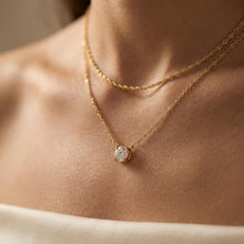 Gold Starfish Moon Necklace, Opal Horseshoe Pendant, 18K Gold Plated CZ Charm Choker, Dainty Lucky Jewelry, Beach Gift for Women