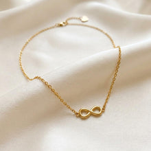 Gold Infinity Necklace, Forever Love Infinity Pendant, Dainty Minimalist Infinity Symbol Necklace, Eternal Love Jewelry, Friendship Necklace